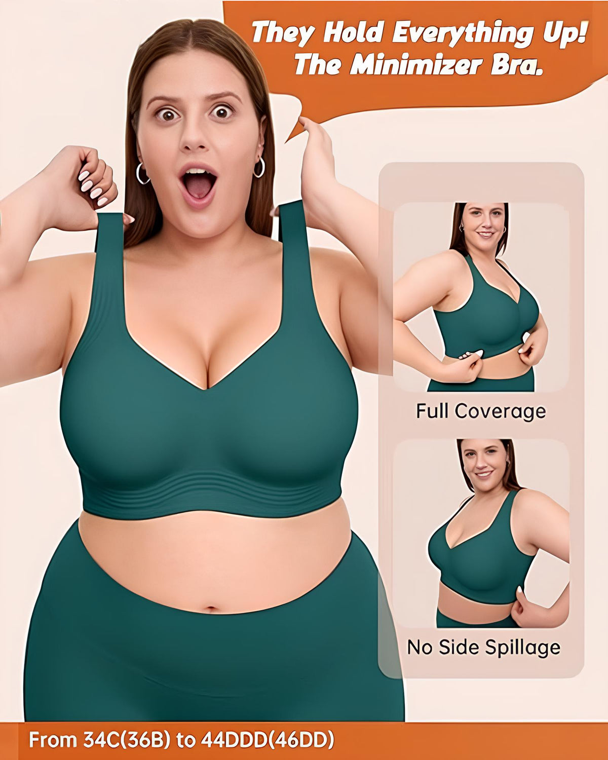 Brasier de Cobertura Completa Sin Aro