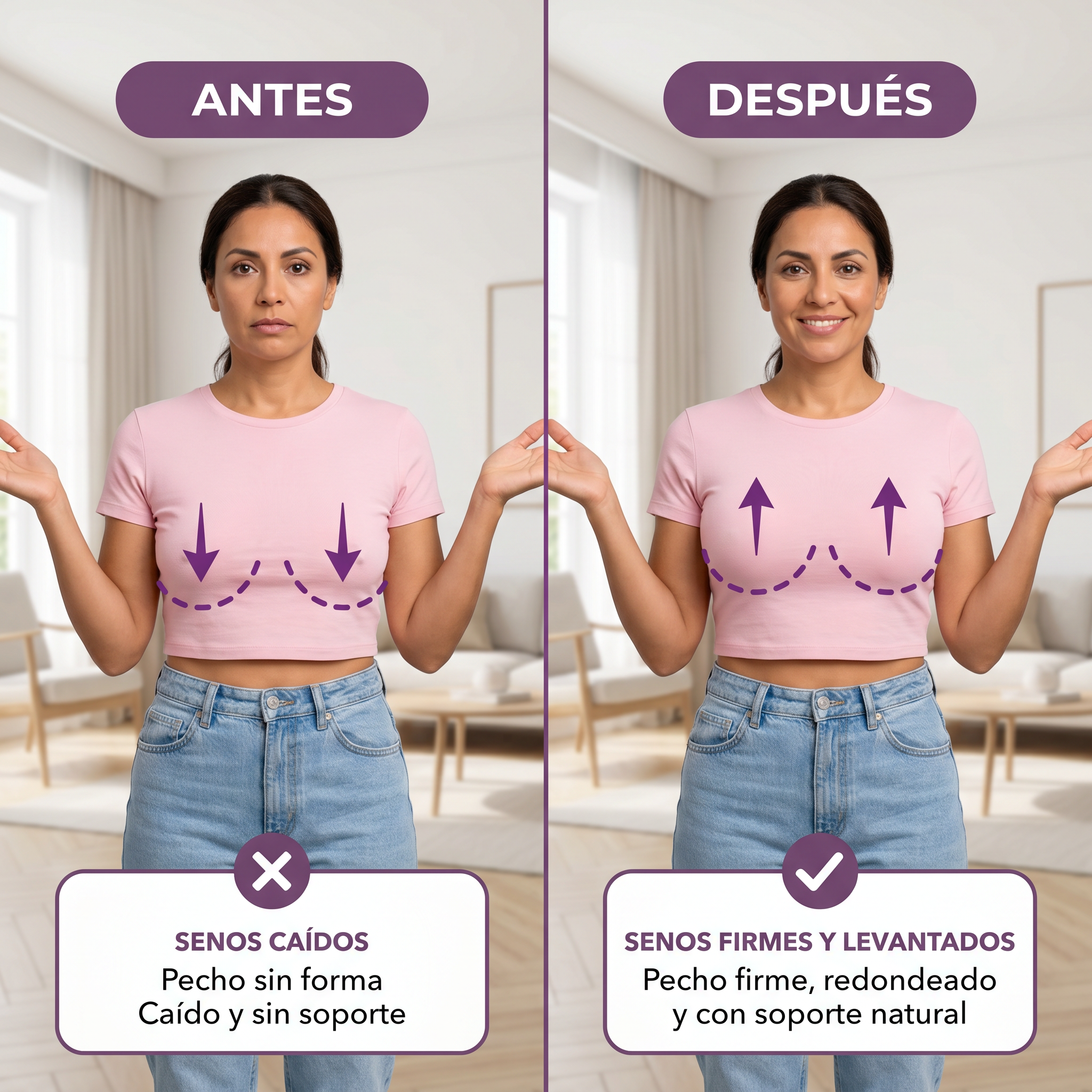 Sujetador Push-Up Invisible
