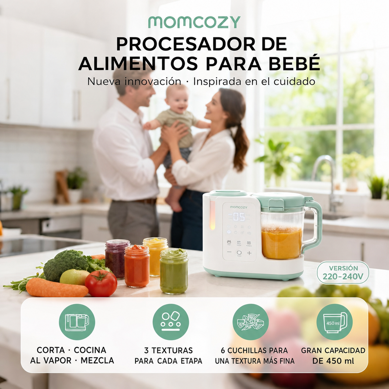 Momcozy AutoMeal en español — imagen 2