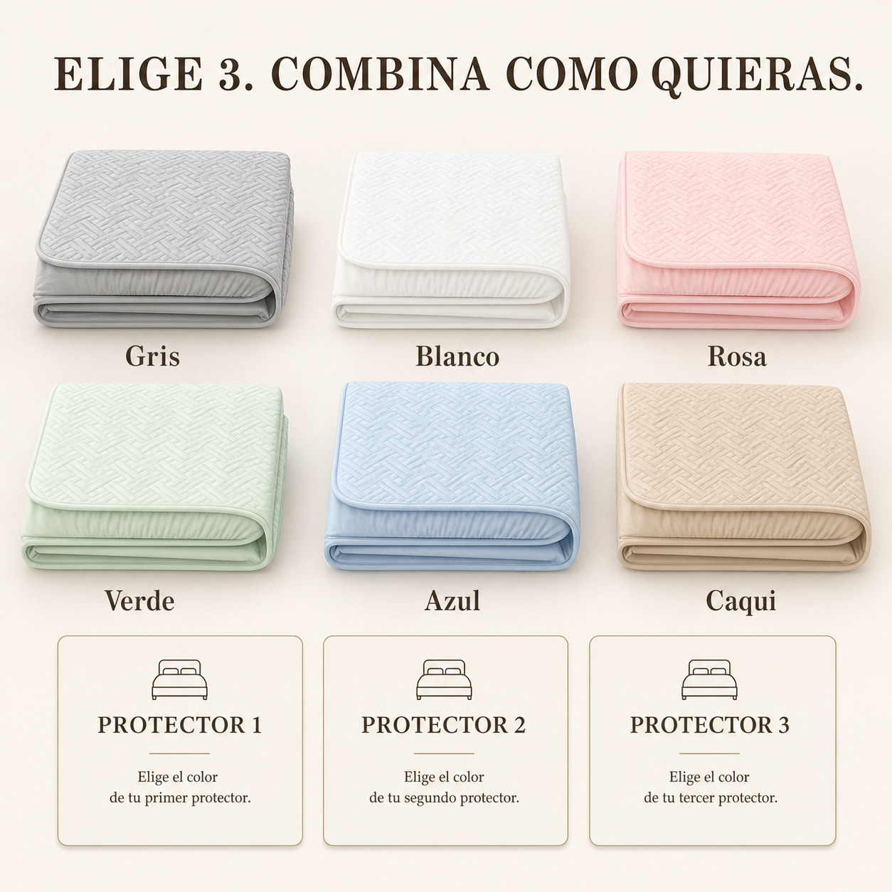 Pack 3 protectores de colchón impermeables — imagen 3