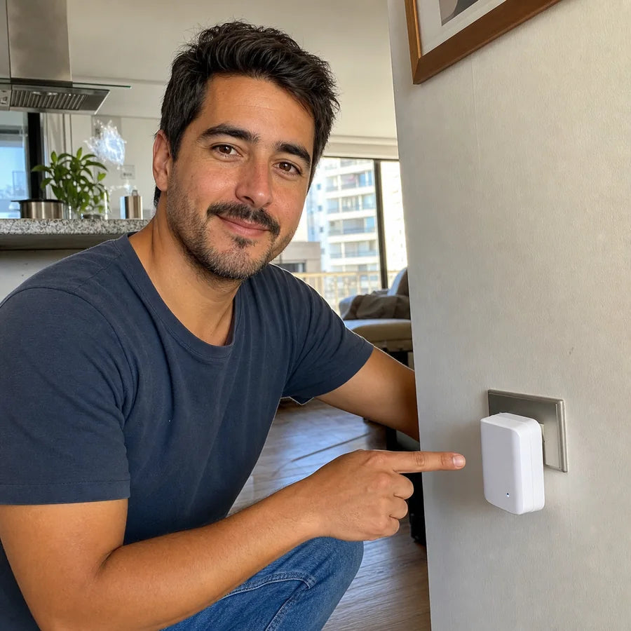 Cliente con caja ahorradora de energia