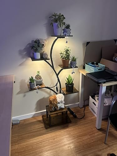 LumiPlant in een thuiskantoorhoek