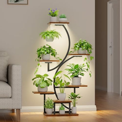 LumiPlant™ LED Plantenstandaard met 7 Niveaus