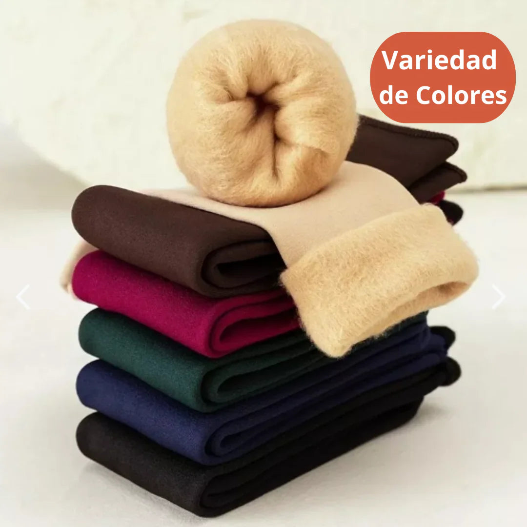 Calcetines térmicos con interior suave y colores surtidos