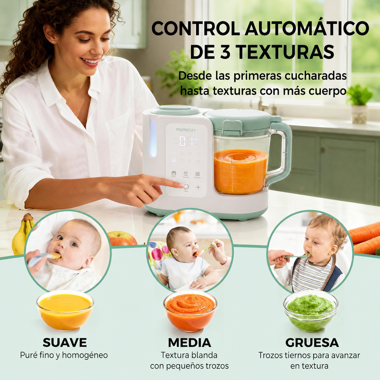 Momcozy AutoMeal en español — imagen 4