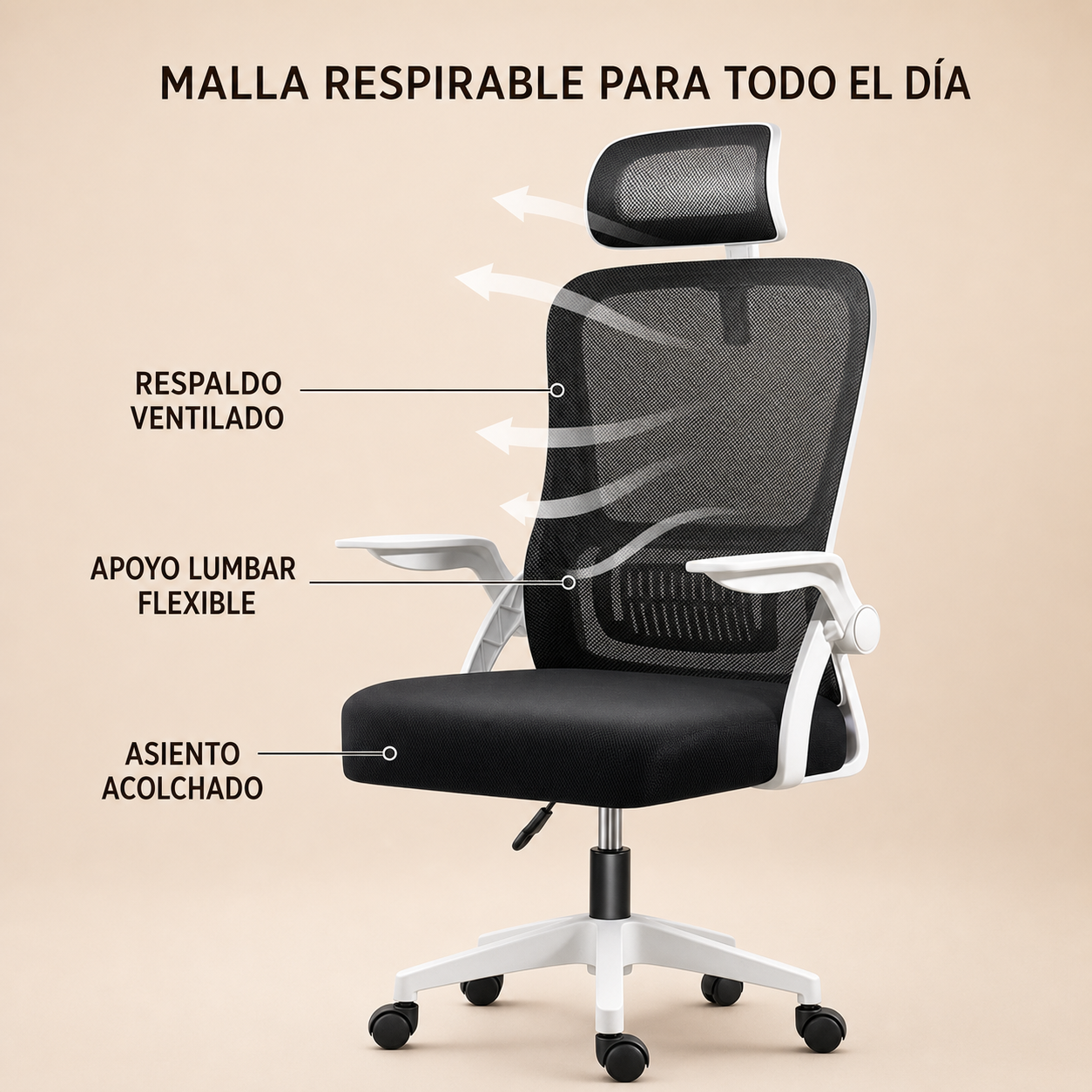 Silla ergonómica AirFlex — imagen 3
