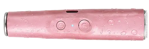 Depiladora eléctrica rosa resistente al agua