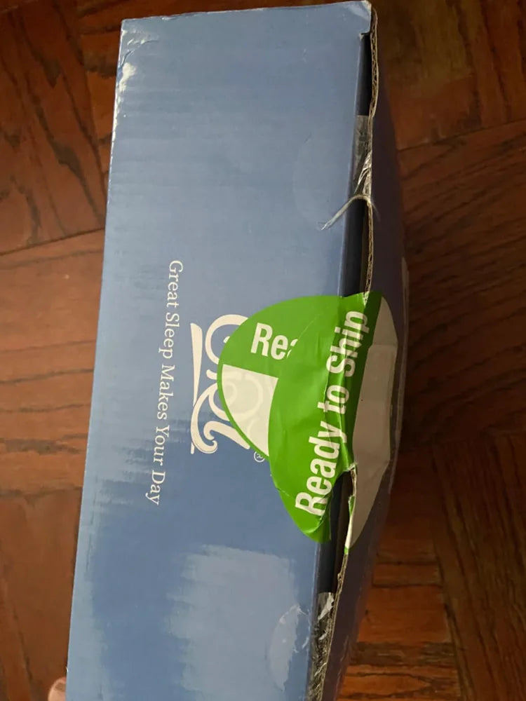 Foto de comprador del protector de colchón